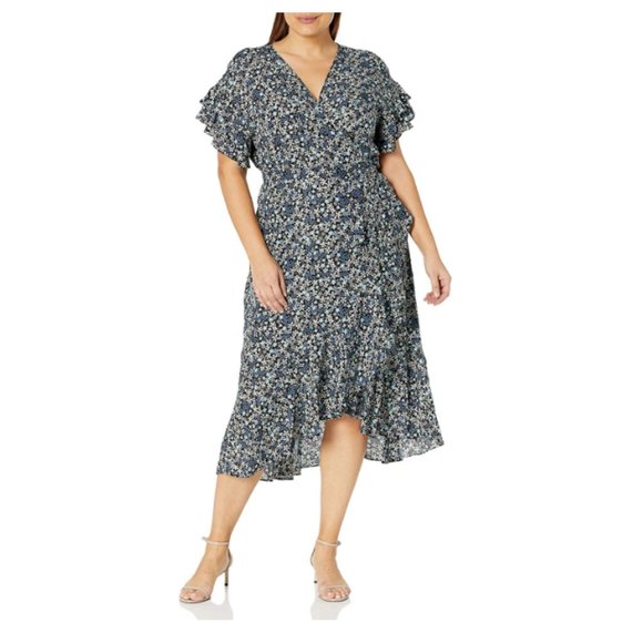 Max Studio Dresses & Skirts - Max Studio Wrap Floral Dress